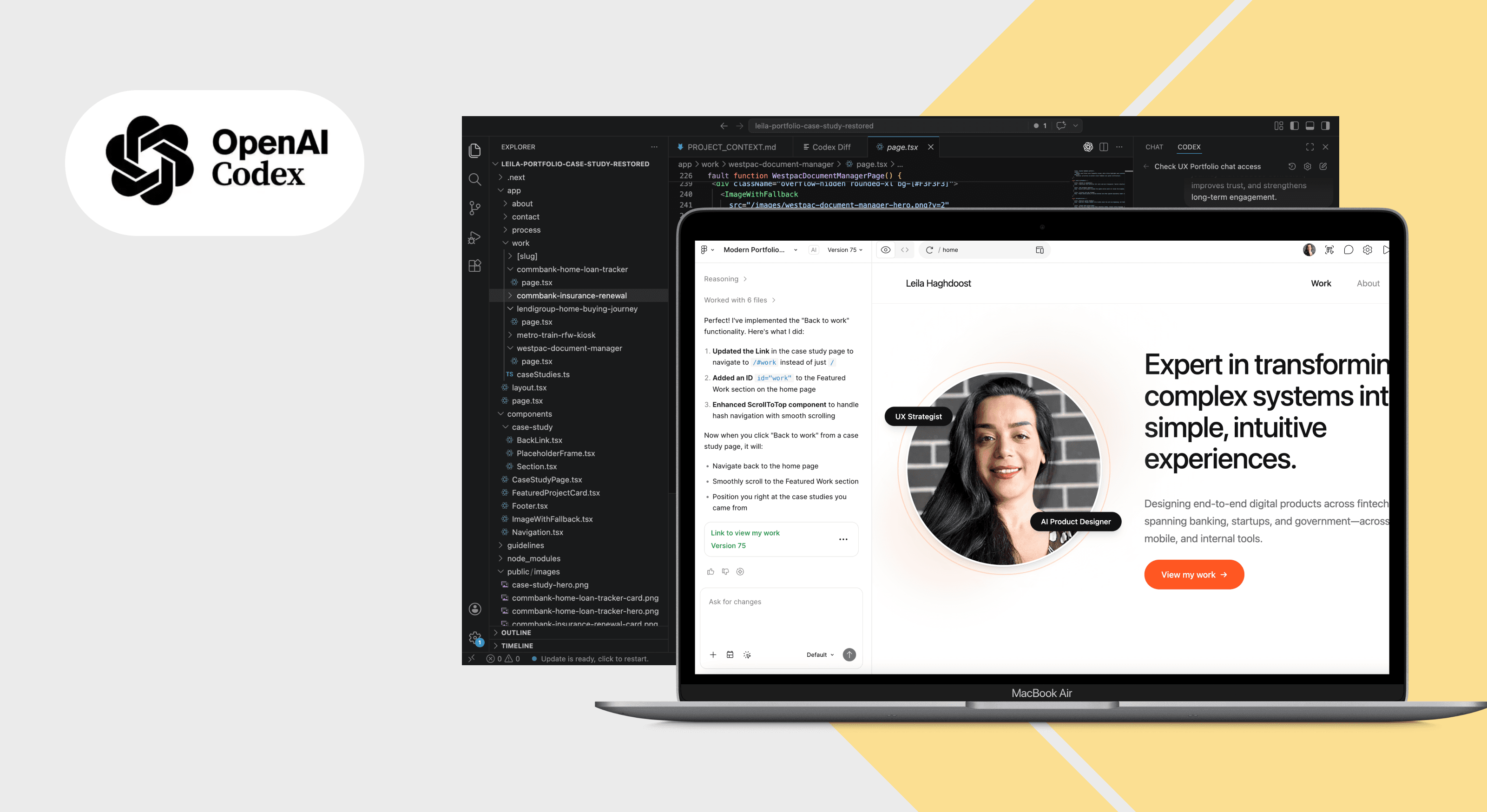Reimagining My Portfolio with AI Assistance